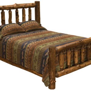vintage cedar traditional bed