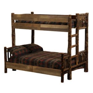 Appalachian Barnwood Double single Bunk bed Ladder