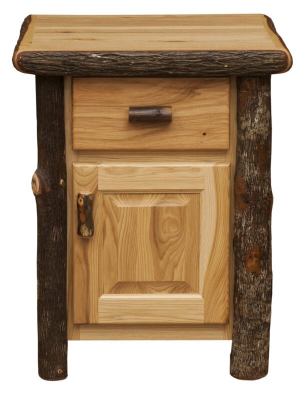 Natural Hickory Enclosed Nightstand