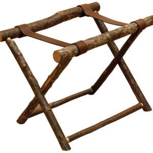Natural Hickory Luggage Rack