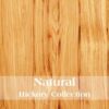 Barstool with Arms - 30" high - Natural Hickory - Wood Seat - Image 2