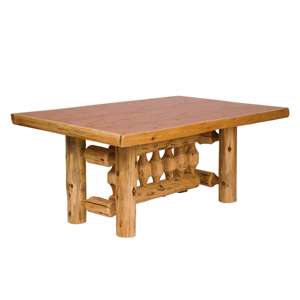 Traditional Dining Table - 6-foot - Natural Cedar