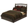 Sunburst Platform Bed - Single - Slate