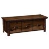 Three Drawer Coffee Table - Espresso